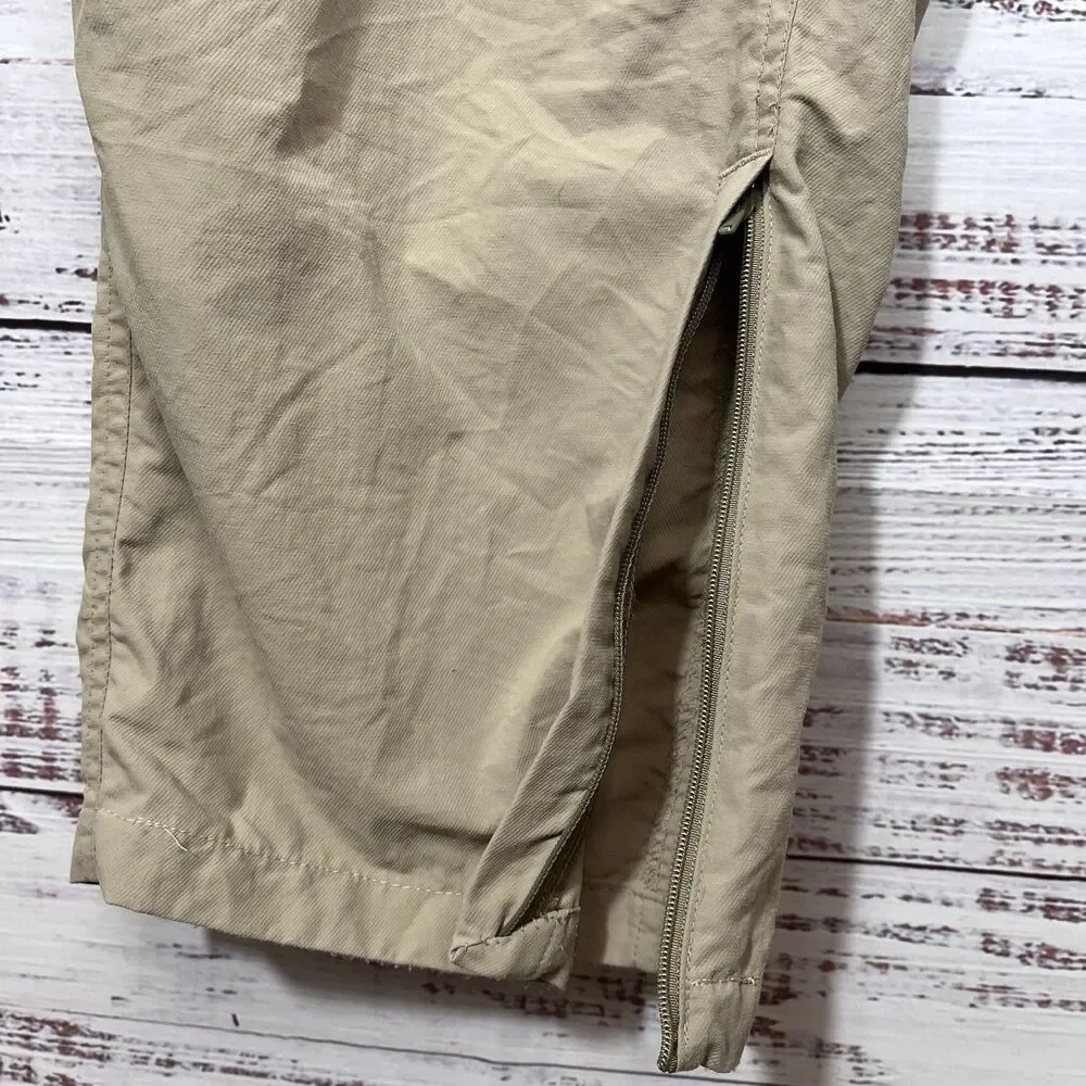 Ex Officio Convertible Pants Lightweight Quick Dry Cargo Fishing Hiking Mens L